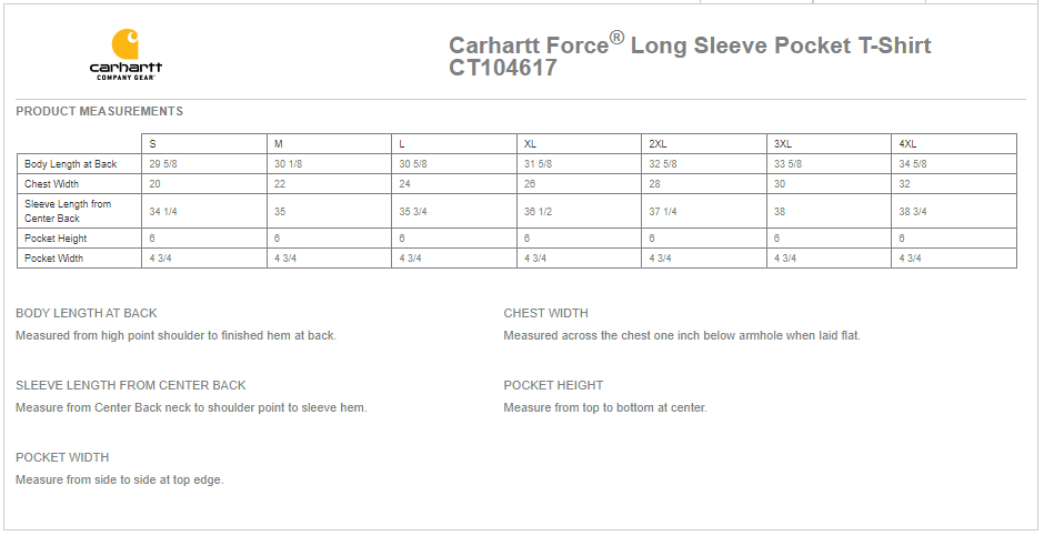 Carhartt Force Long Sleeve