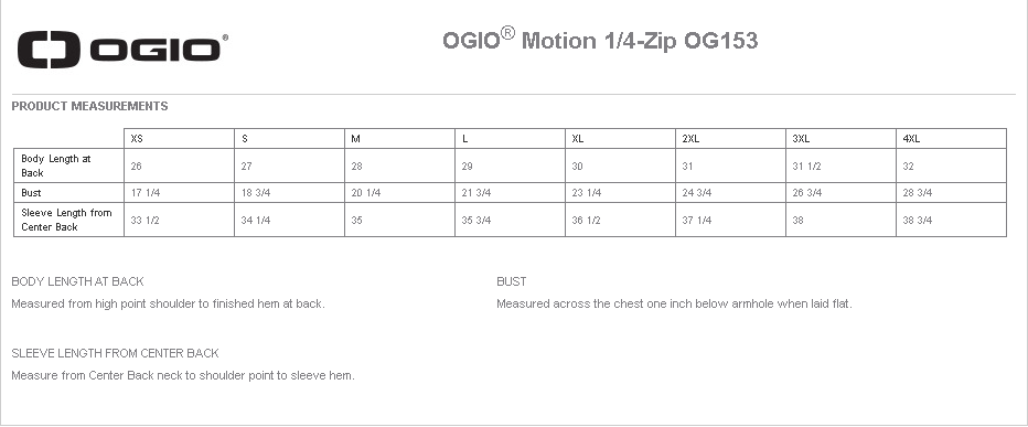 Ogio Motion ¼ Zip