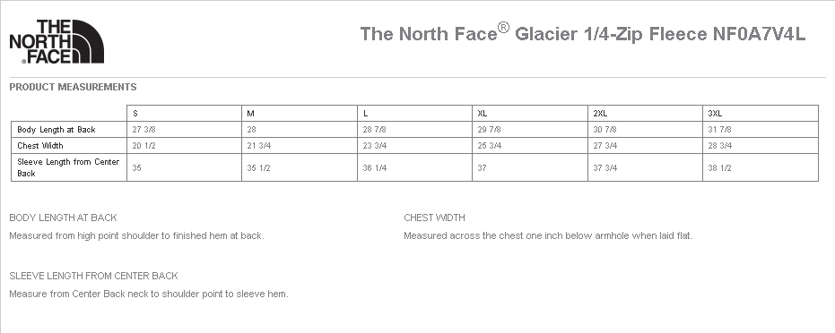 North face ¼ Zip Fleece