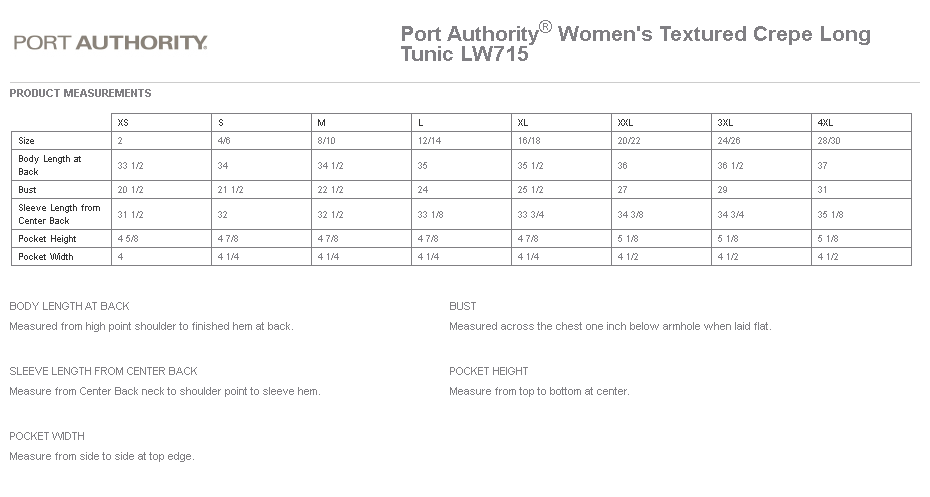 Women’s Long Sleeve Textured Crepe Tunic