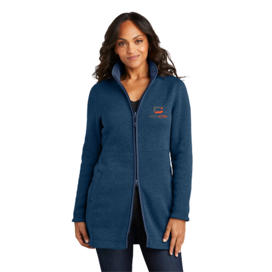 Sweater Fleece Long Jacket