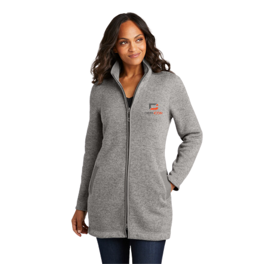 Sweater Fleece Long Jacket