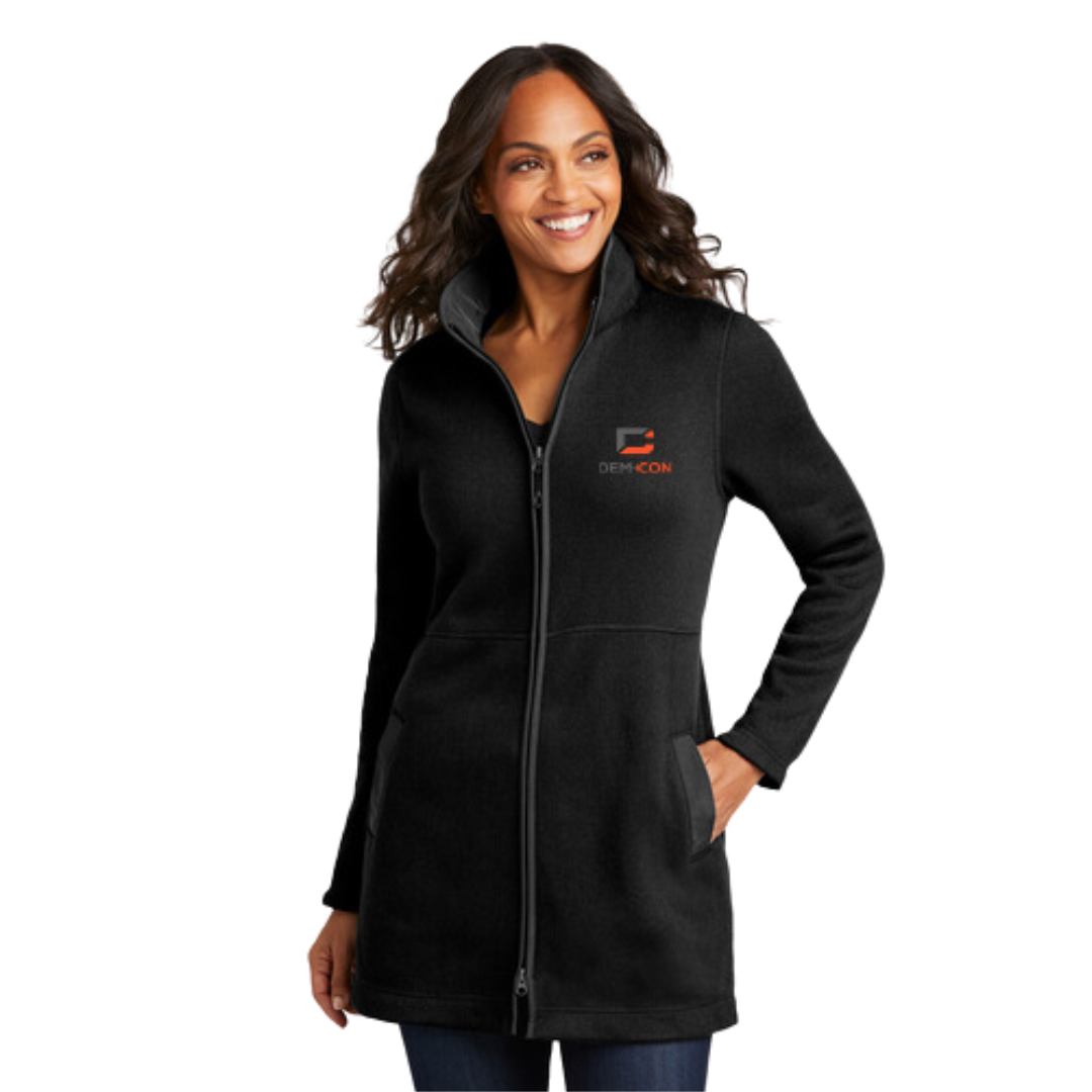 Sweater Fleece Long Jacket