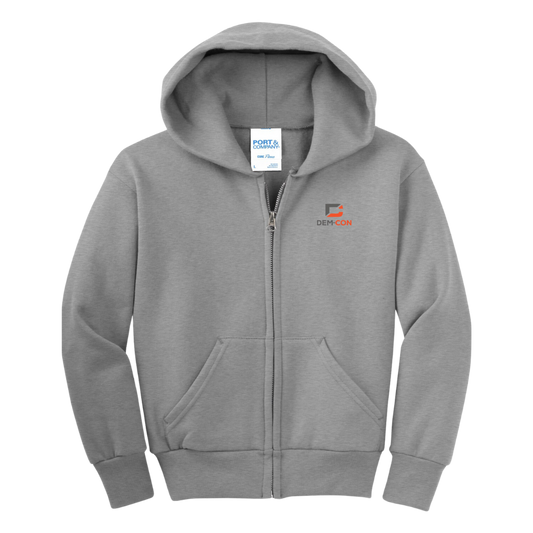 Youth Full Zip Hooded Sweatshirt