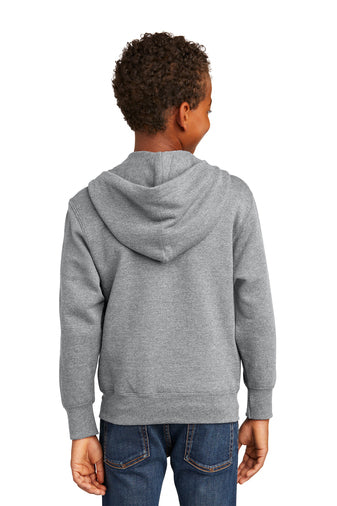 Youth Full Zip Hooded Sweatshirt
