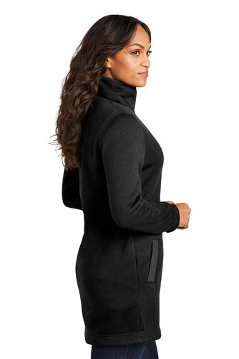 Sweater Fleece Long Jacket