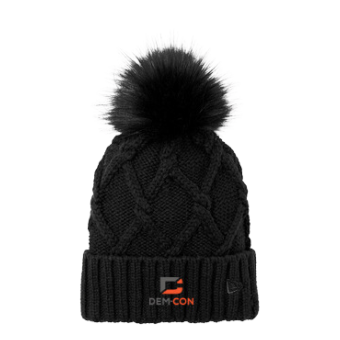 New Era Faux Fur Pom Beanie