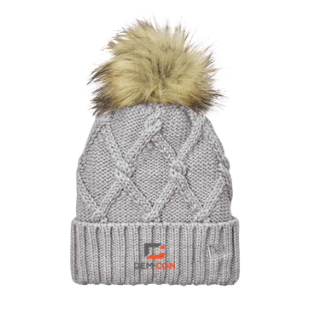 New Era Faux Fur Pom Beanie