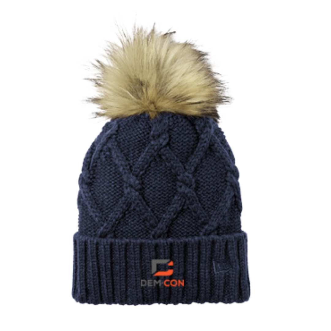 New Era Faux Fur Pom Beanie