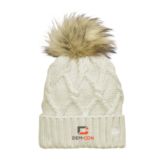 New Era Faux Fur Pom Beanie