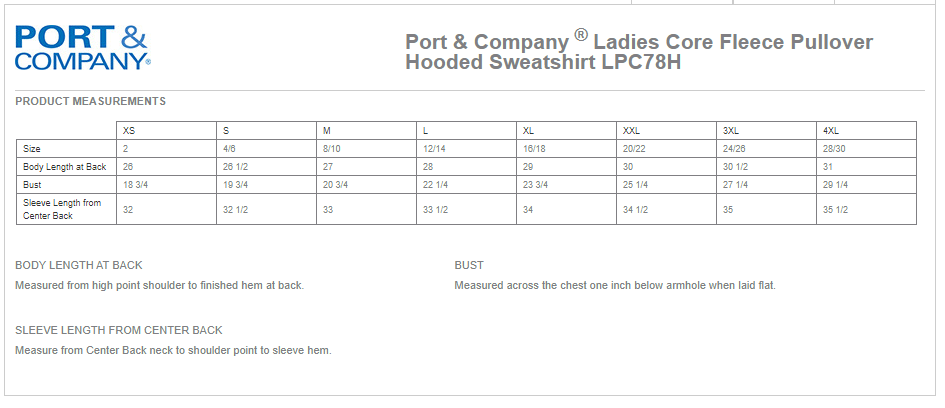 Hooded Ladies Sweatshirt
