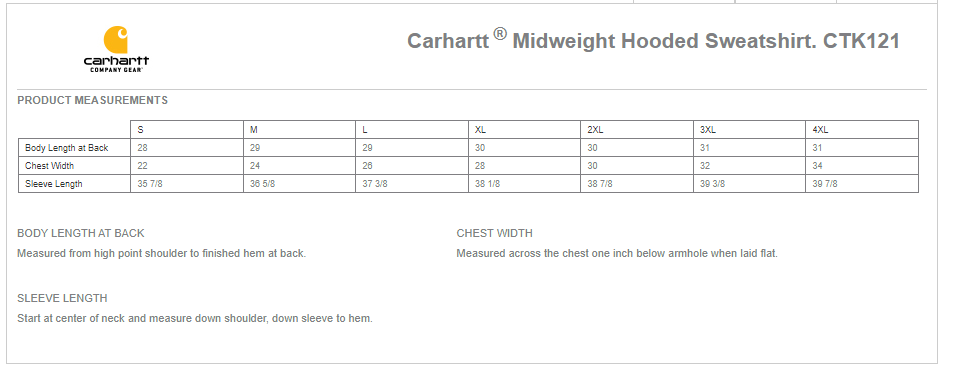 Carhartt Hooded Sweatshirt