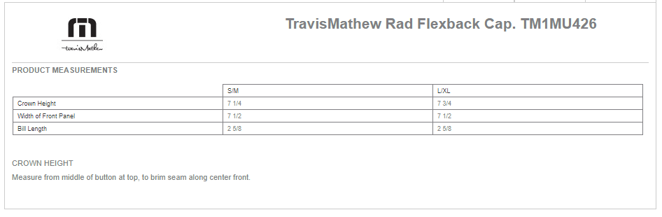 TravisMathew Rad Flexback Cap