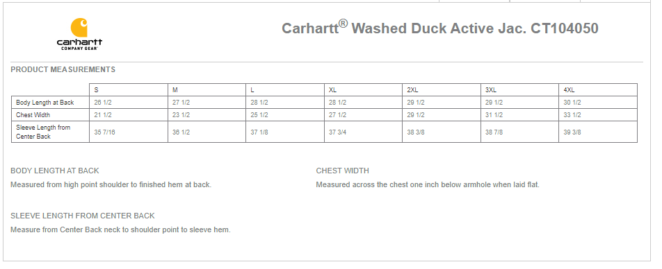 Carhartt Washed Duck Jacket